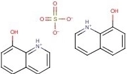Quelles sont les principales applications industrielles et agricoles du sulfate de 8-hydroxyquinoléine (CAS 134-31-6) comme fongicide et agent chélateur de métaux ?
