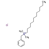 Dans quels domaines la fonction désinfectante du chlorure de benzalkonium est-elle appliquée ?
